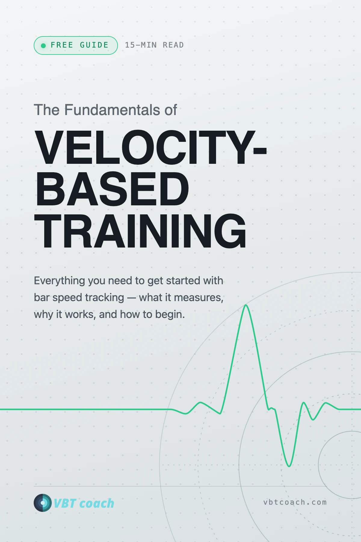 The Fundamentals of Velocity-Based Training ebook cover by Jacob Tober